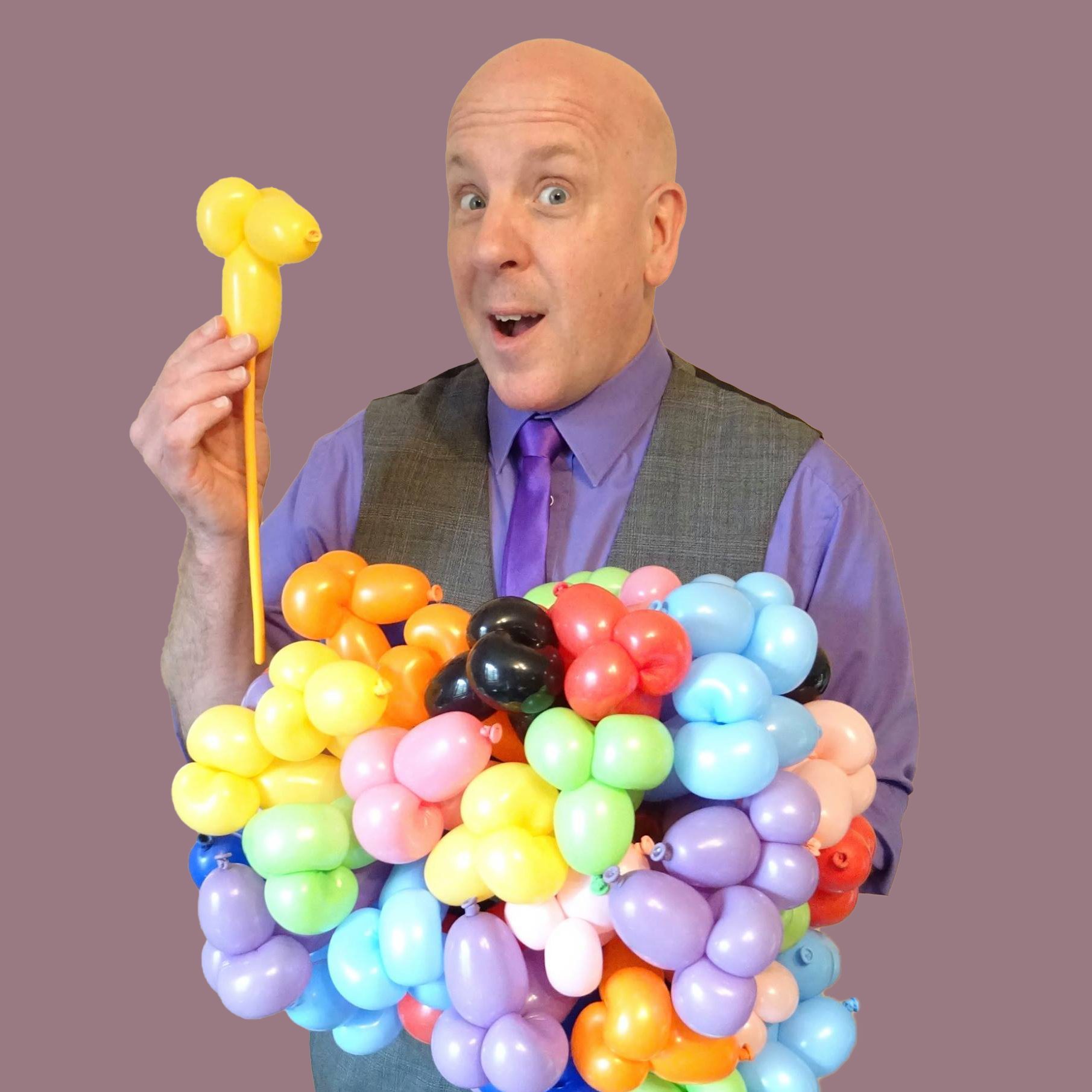 steve-balloon-twisting-cutout-pink-bg Steve Balloon Twisting Cutout